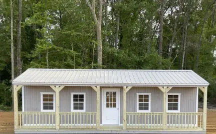 Shed 1 Side Porch Cabin